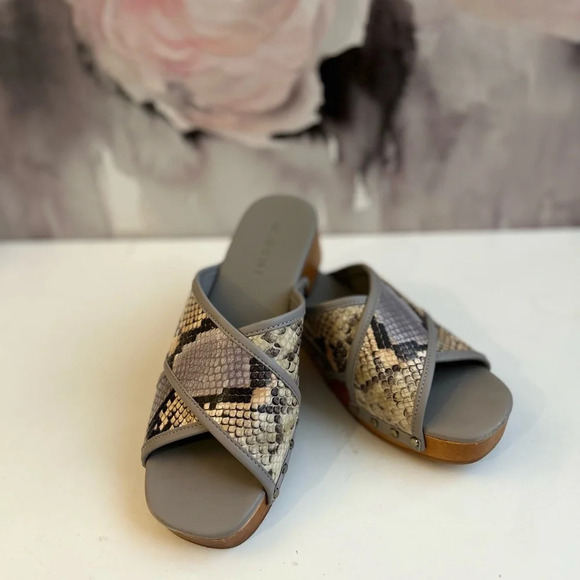 ! M. Gemi snake print womens shoes, size 10 - Picture 2 of 6